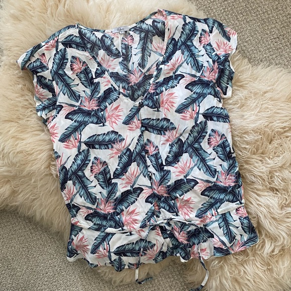 RAILS Floral palm top - Picture 1 of 4